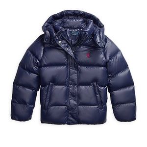 Ralph Lauren Girl Navy Puffer Jacket Size 6